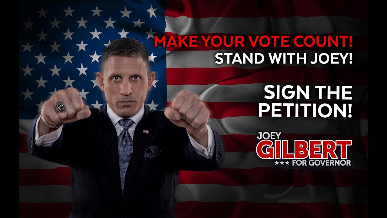 Why Joey Gilbert For Governor of Nevada? This is Why! Full Campaign Video