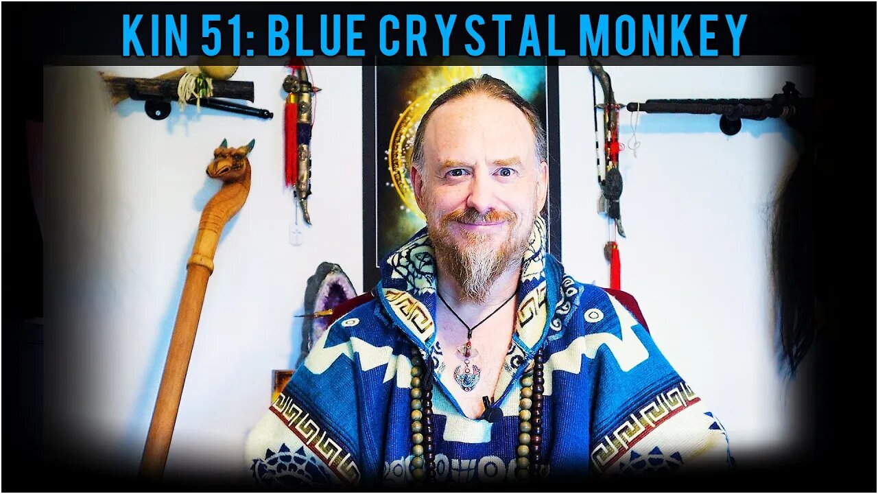 KIN 51: BLUE CRYSTAL MONKEY (12 CHUEN) 8 JULY 2022 | Mayan Tzolkin Calendar