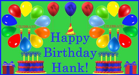 Happy Birthday 3D - Happy Birthday Hank - Happy Birthday To You - Happy Birthday Song