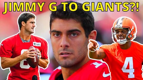 Jimmy Garoppolo Trade to Giants for DANIEL JONES EMERGES as DeShaun Watson Gets 6 Game Suspension