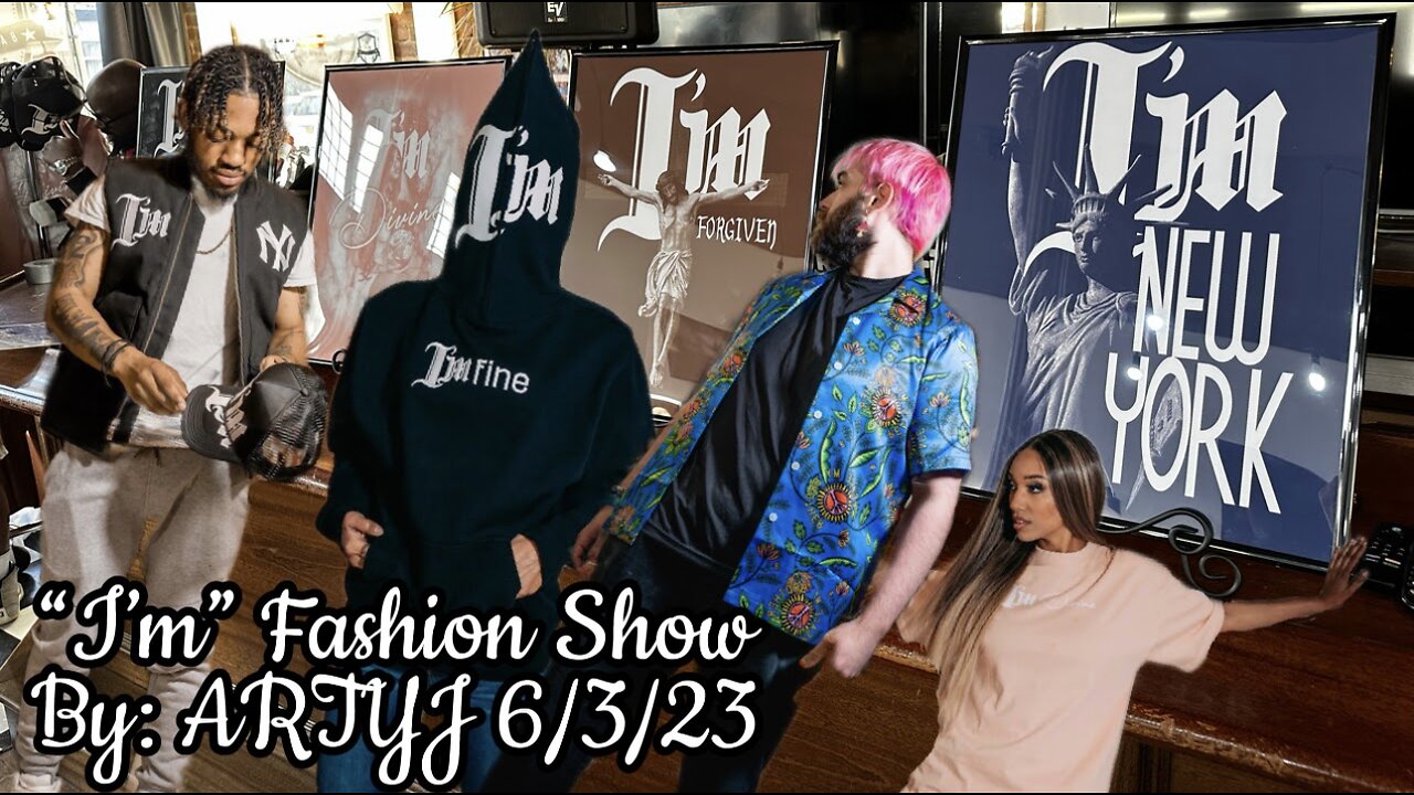 "I'M" FASHION SHOW by ARTYJ (Behind The Scenes 6/3/23 FT Performances by: UNO MONTANA & KING SWYFT