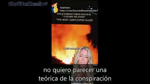 Fires caused by DEW - Tenerife destroyed to build Smart Cities?
