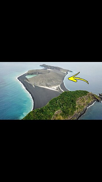 This castle appeared out of nowhere in the Pacific Ocean