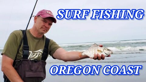 SURF FISHING - OREGON COAST- DEL REY BEACH🇺🇸