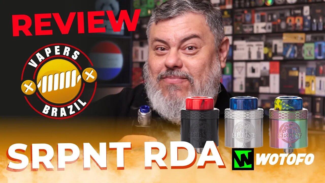 Wotofo SRPNT RDA - Lançamento !!! Dual Coil e uma surpresa em Single - Review PTBR