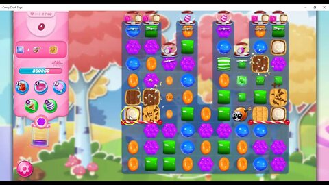 Candy Crush Level 5740 Talkthrough, 35 Moves 0 Boosters