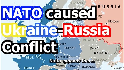 NATO obviously DIRECTLY caused the Ukraine - Russia Conflict with their aggressive expansion