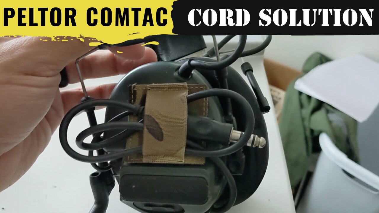 Peltor Comtac : Fix for Dangling Cords