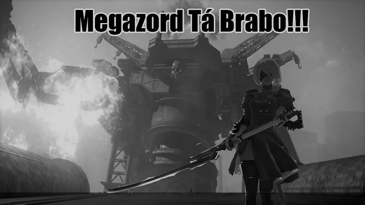 FATIANDO ROBÔS E O MEGAZORD DO MAL!!! - NieR Automata: Become as Gods Edition