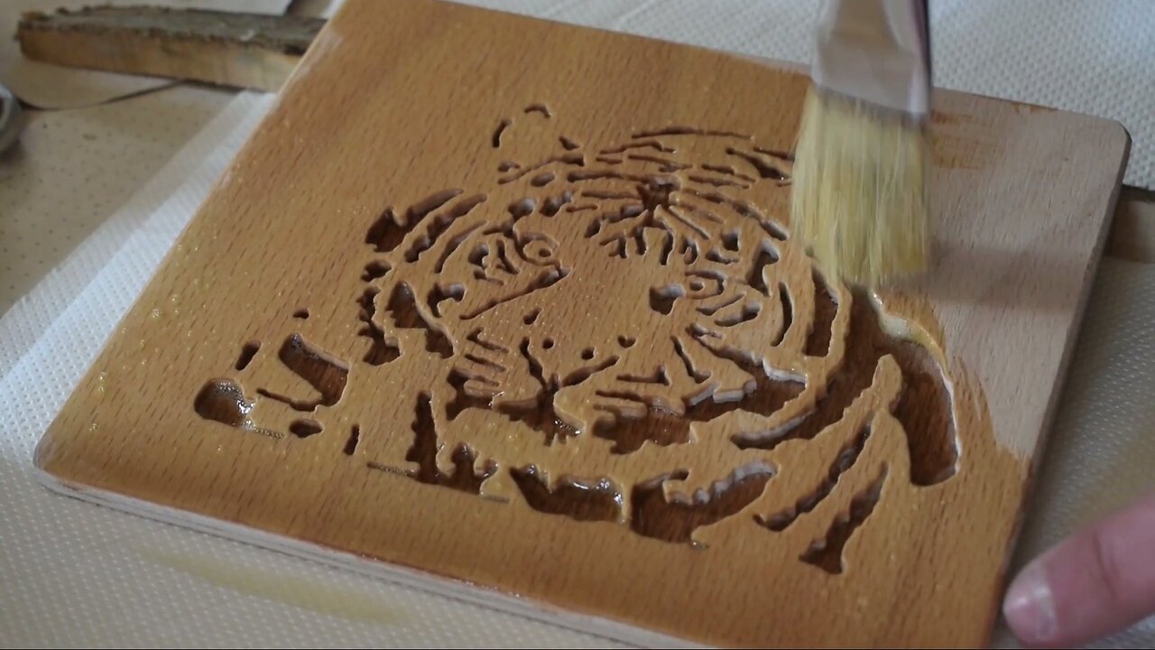 Making Scroll Saw Tiger