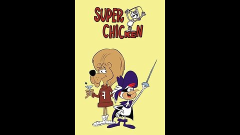 Super Chicken ( The Muscle ) Cartoon Short 1967