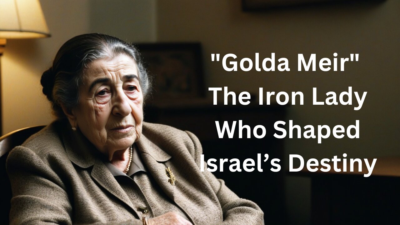 "Golda Meir" The Iron Lady Who Shaped Israel’s Destiny | A Political Storytelling Masterpiece