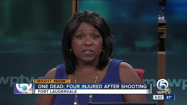 1 killed, 4 injured in Fort Lauderdale shooting