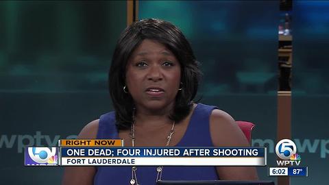 1 killed, 4 injured in Fort Lauderdale shooting