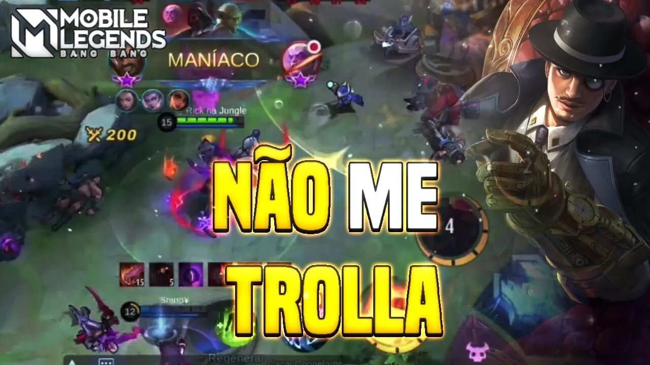 O JAWHEAD ME TROLLOU MAS O ROGER REINA NA JUNGLE | MLBB