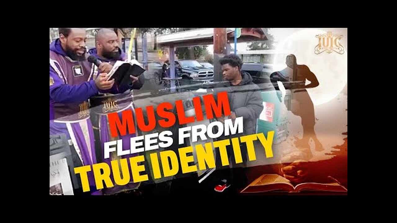 Muslim Programmed Brotha Flees From True Identity