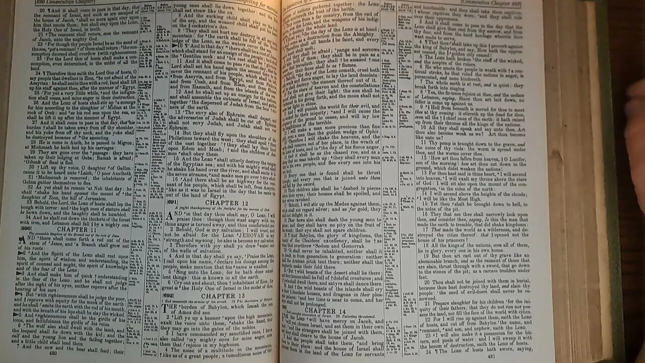 Isaiah13 Bible Reading 12October