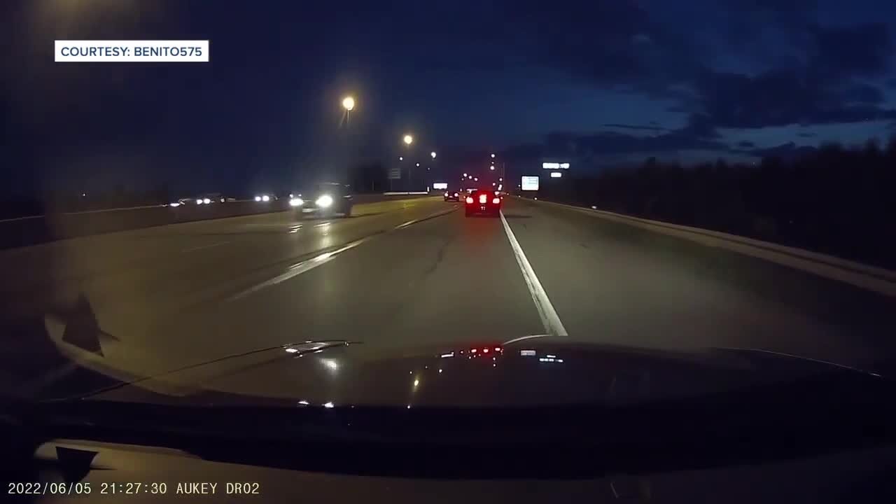 Dash cam footage captures moments before and after deadly I-275 head-on crash