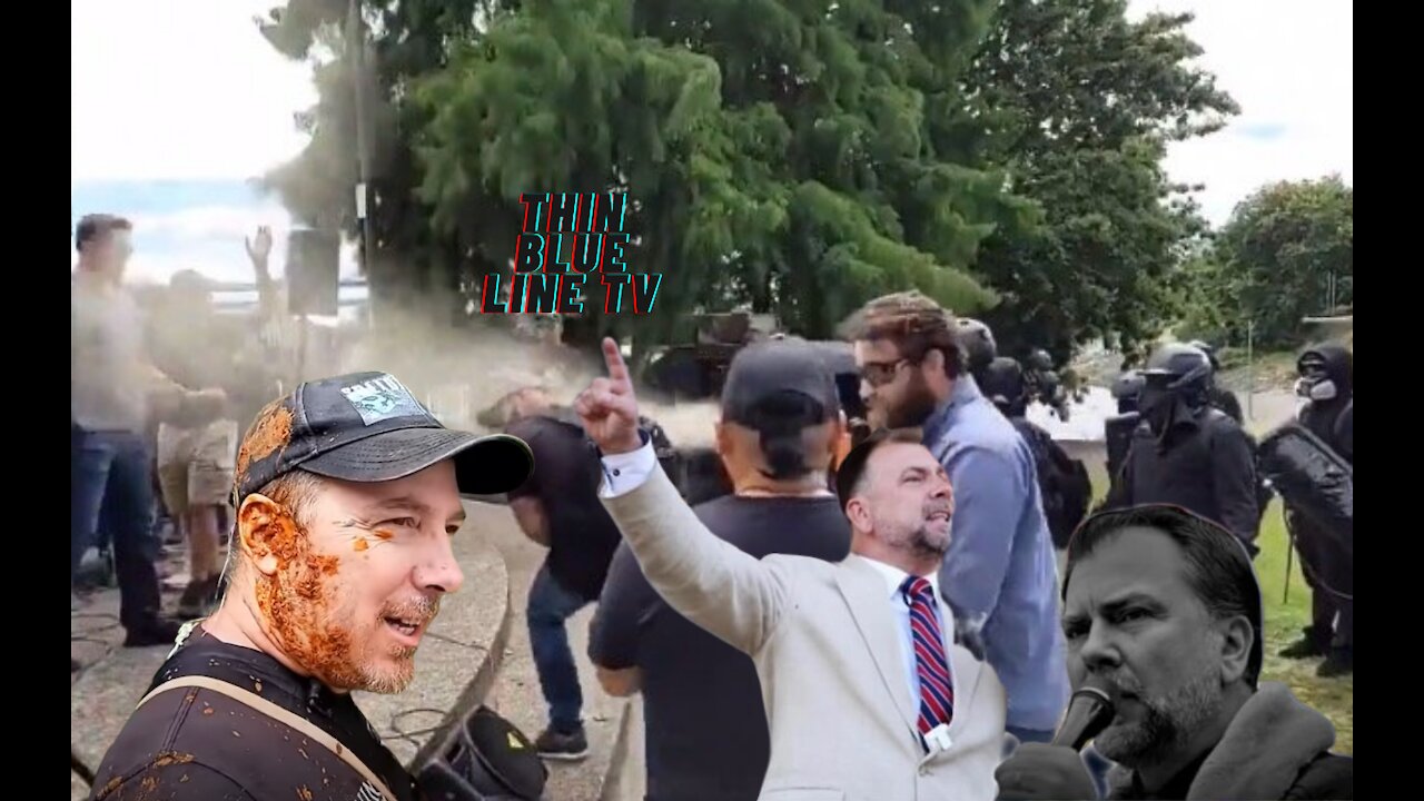 Portland ANTIFA ATTACKS Children, Women & Families at Portland Prayer Event, Steals Food & Water