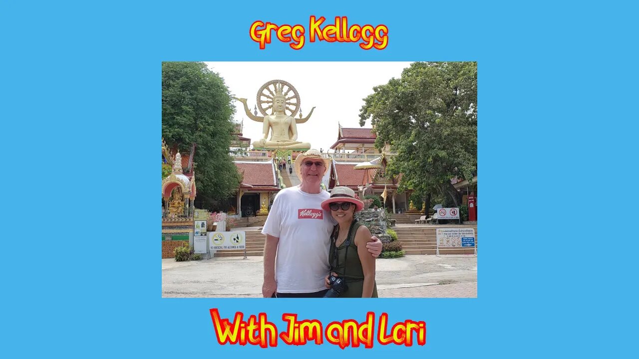 Greg went sightseeing Koh Samui with Jim and Lori Johnston.