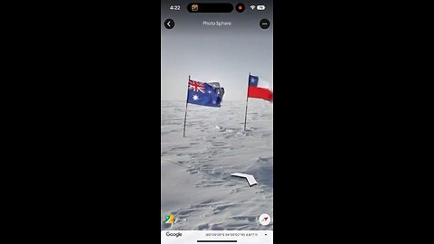 Freemason compass at the Antarctic research base