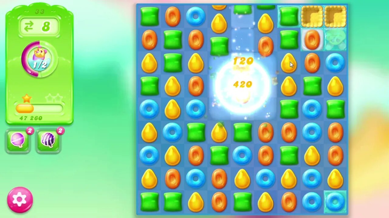 Candy Crush Jelly Saga Level 33