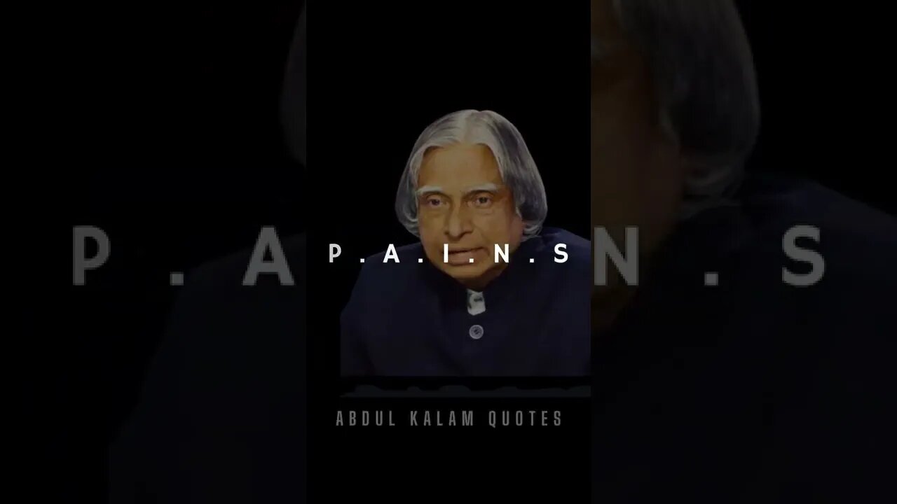 One of the Most Inspiring Quotes from APJ Abdul Kalam || #quotes || #shorts