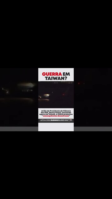 Nancy Pelosi desembarca em Taiwan. #shorts #eua #usa #china #taiwan