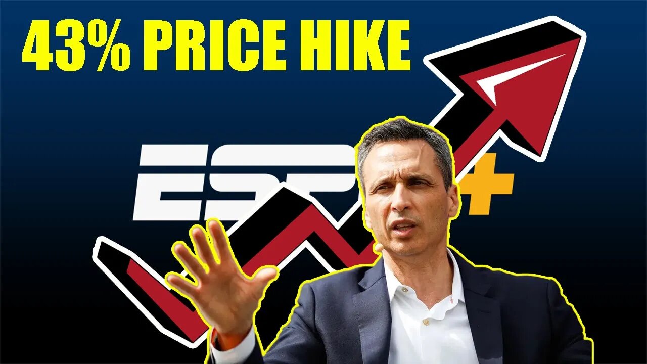 ESPN+ to raise prices by a STAGGERING 43% as WOKE SPORTS is NOT a profitable business model!