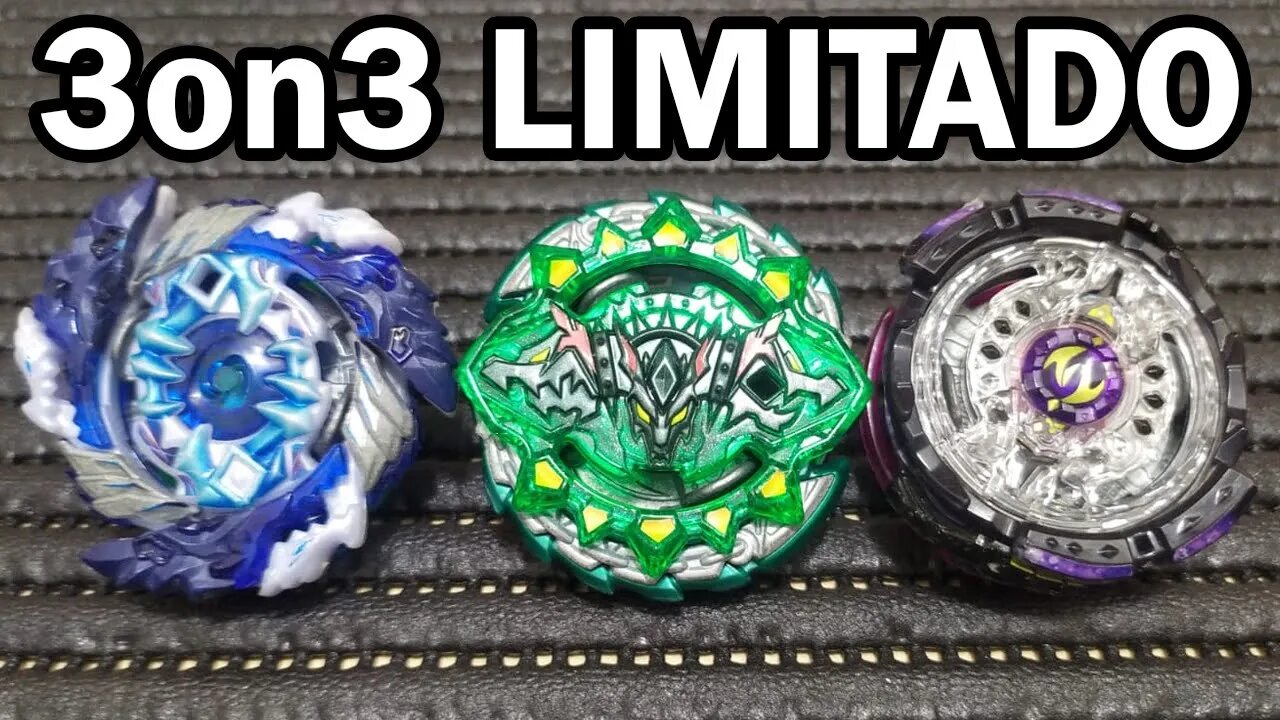 MEU DECK 3on3 BURST LIMITADO | Beyblade Burst Competitivo | Analisando meu Deck 3on3