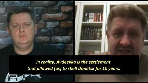 Ukrainian political scientist: We used Avdeevka to shell Donetsk for the past 10 years