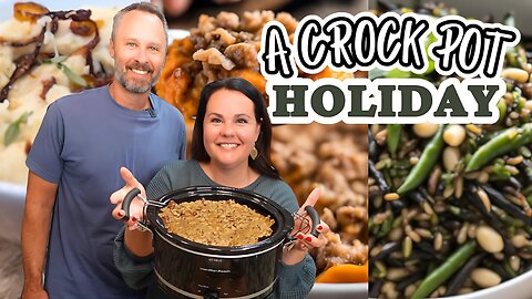 Easy Crock Pot HOLIDAY Side Dishes - 3 Delicious Thanksgiving and Christmas Recipes!