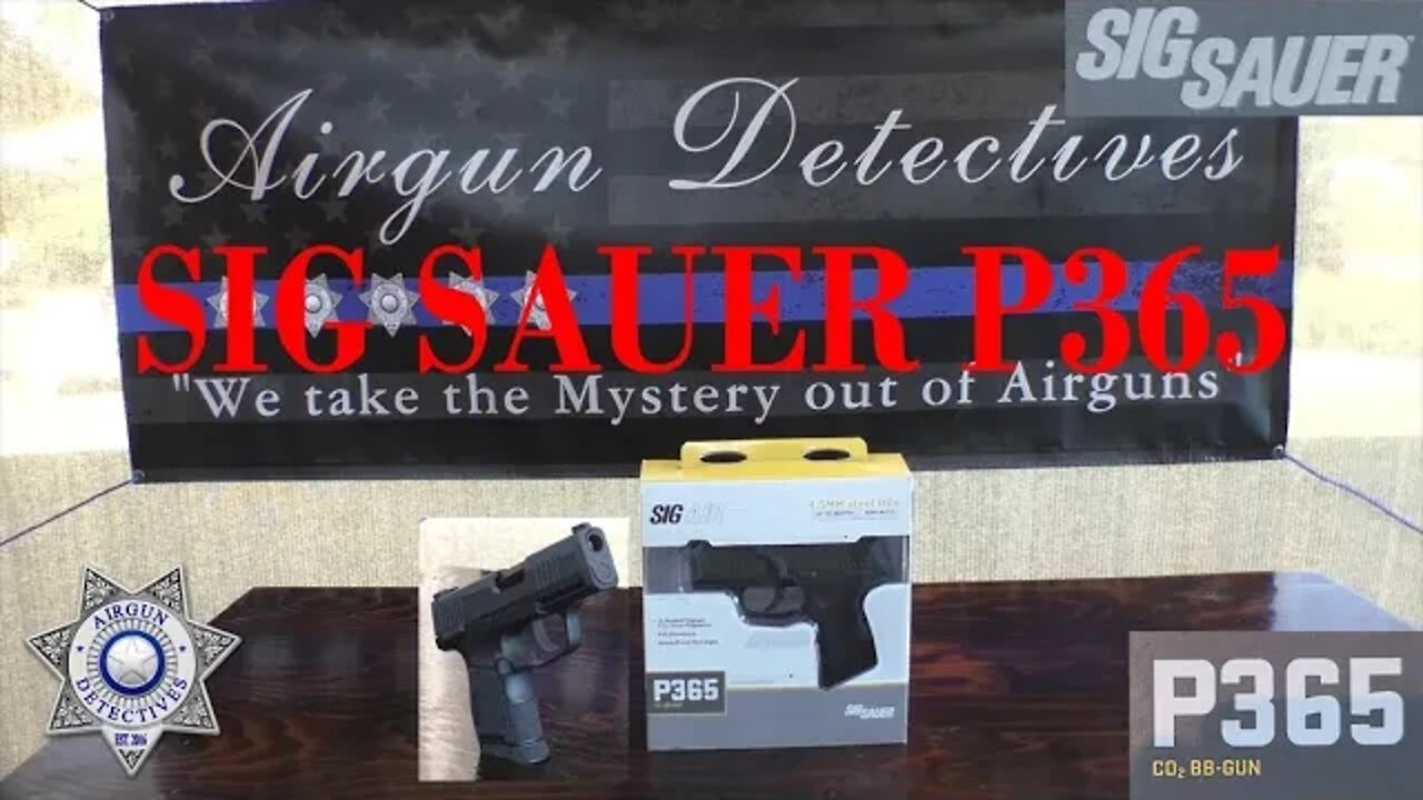 Sig Sauer P365 Co2 .177 Blow-Back Pistol "Full Review" by Airgun Detectives