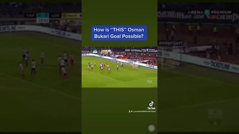 How is ‘‘THIS’’ Osman Bukari Goal Possible? #shorts #football #goals #uefachampionsleague #uel