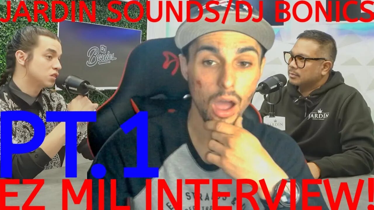 EZ MIL INTERVIEW WITH DJ BONICS PART 1 (JORDIN SOUNDS) IN LAS VEGAS BRAND NEW |EVFAMILY'S REACTION|