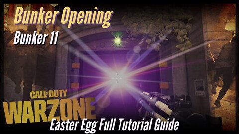 WARZONE Bunker Opening Easter Egg Tutorial All Steps