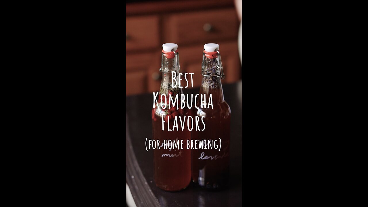 BEST Kombucha Flavors for Second Fermentation 💕 #kombuchabrewing #easyrecipe #fermentedfood #diy