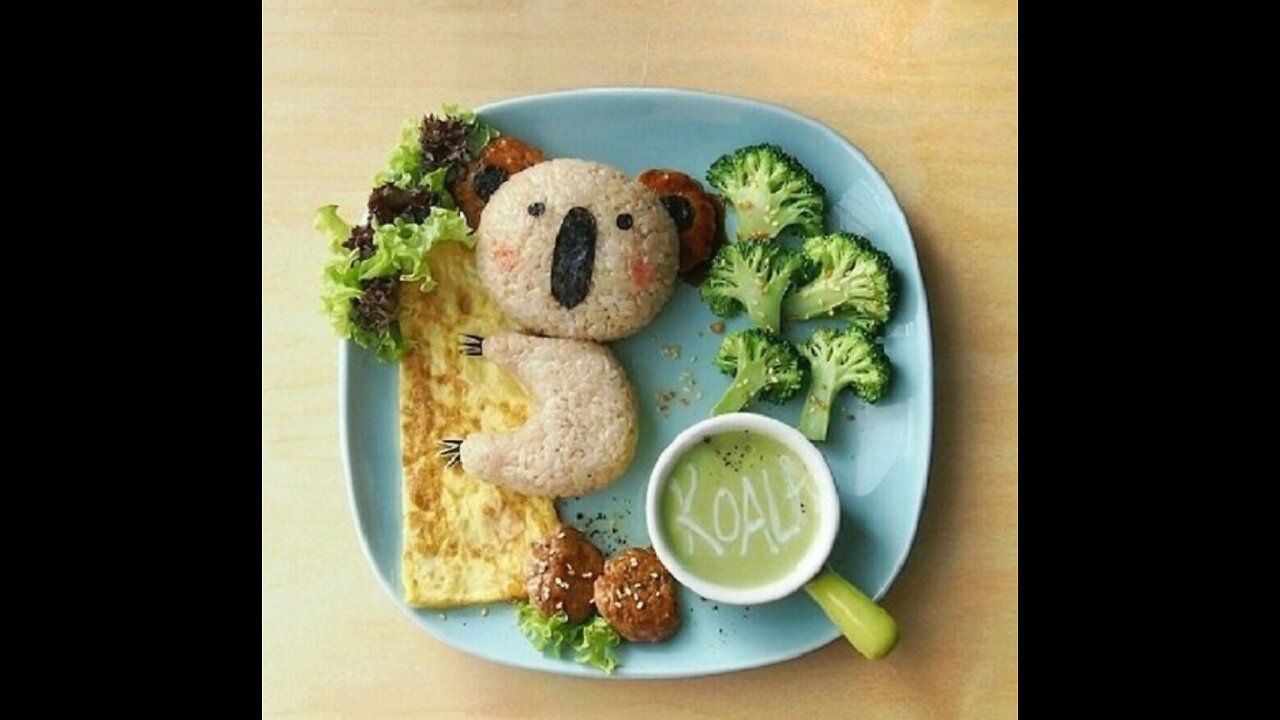 Very beautiful food decoration 1...