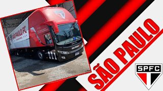 ÔNIBUS DO SÃO PAULO CHEGANDO NO ESTÁDIO - ROLÊ NO BUSÃO DO SÃO PAULO