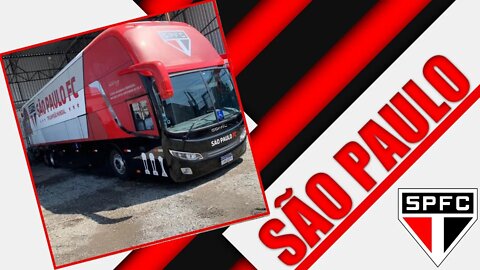 ÔNIBUS DO SÃO PAULO CHEGANDO NO ESTÁDIO - ROLÊ NO BUSÃO DO SÃO PAULO