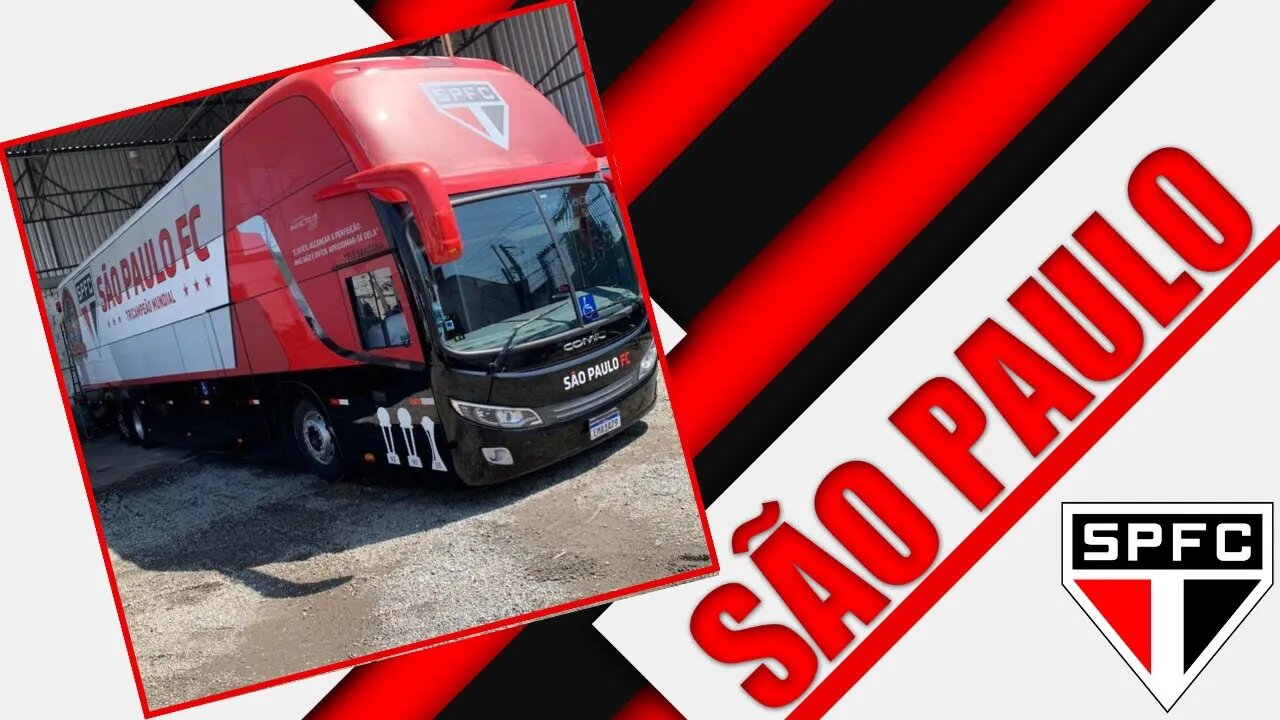 ÔNIBUS DO SÃO PAULO CHEGANDO NO ESTÁDIO - ROLÊ NO BUSÃO DO SÃO PAULO