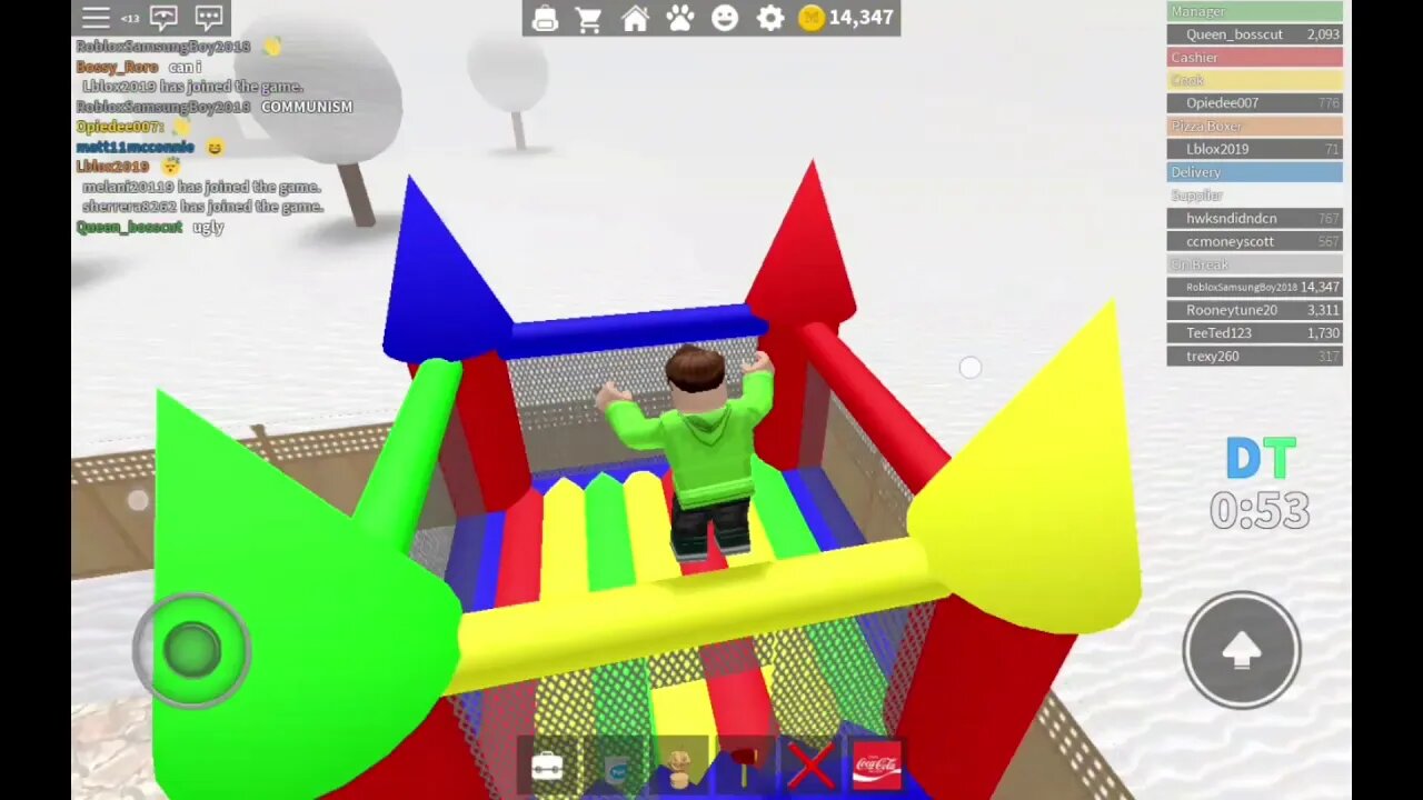 My ROBLOX Work at a Pizza Place Mansion Tour!