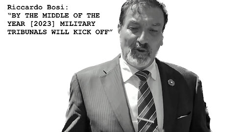 MILITARY TRIBUNALS JUNE 2023 ??? Riccardo Bosi Failed Prediction