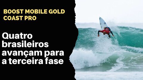 QUATRO BRASILEIROS AVANÇAM PARA A TERCEIRA FASE - BOOST MOBILE GOLD COAST PRO AUTRÁLIA