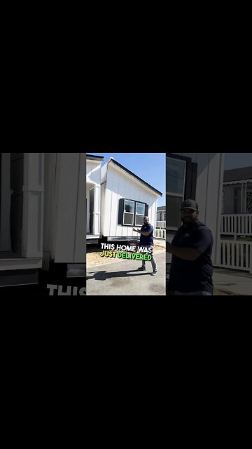 How We Install A New Home🤩🏡 #shorts #manufacturedhomes #mobilehomes