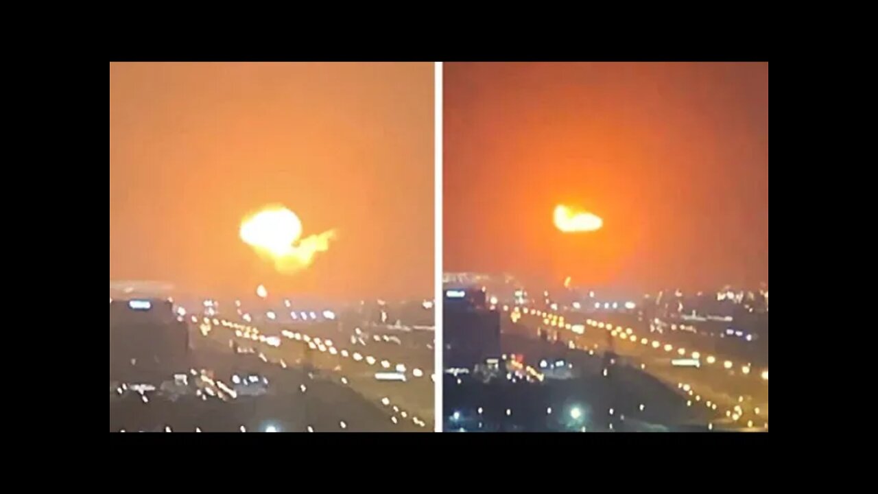 BREAKING Massive explosion at port cargo ship shakes buildings in Dubai