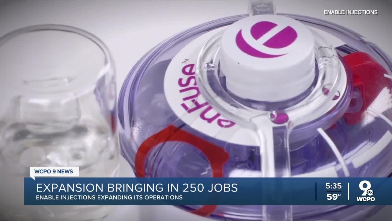 Evendale company Enable Injections adds 250 jobs