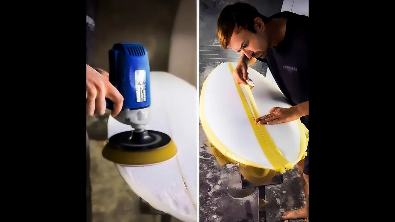 Making the perfect surfboard out of foam🏄