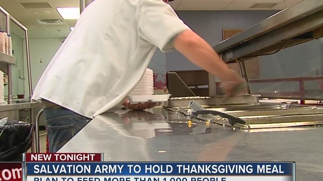 Salvation Army To Hold Thanksgiving Meal