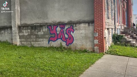 YA$ ADRI Street Art In Baltimore